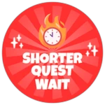 Shorter quest wait