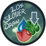Slower Drainage!