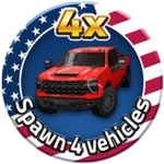 Spawn 4 Vehicles