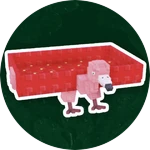 Strawberry Flamingelli Tray