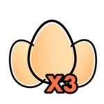 Tripple Open Eggs