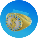 VR Dollar Sign Ring