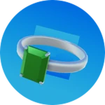 VR Simple Emerald Ring