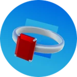 VR Simple Ruby Ring