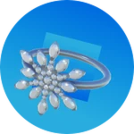 VR Snowflake Ring