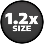 x1.2 Size