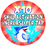 x10 Skill Activation Time Increase Per Tap