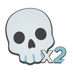 x2 💀