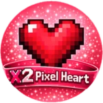 X2 Pixel Heart