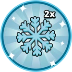 x2 snowflakes per minute