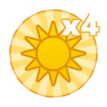x4 Suns per min