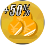 x50% more Coins