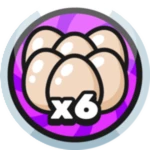 x6 Eggs Open