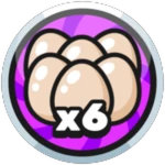 x6 Eggs Open