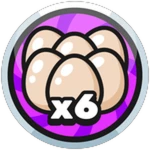 x6 Eggs Open