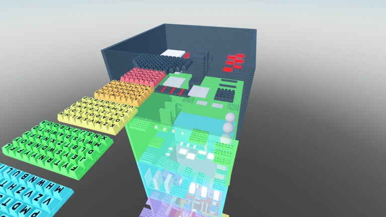 ASMR Keyboard Tower