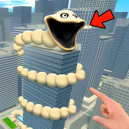 Scary Worm Tower Go Up