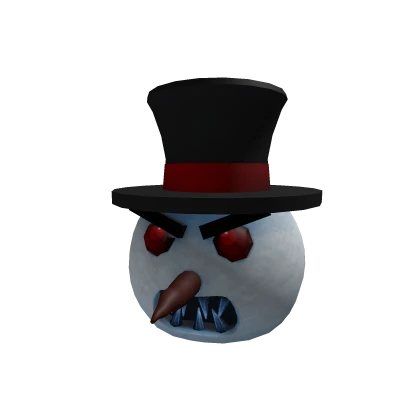 Angry Snowman Head