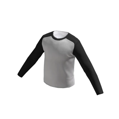 Baseball Long Sleeve - B&W