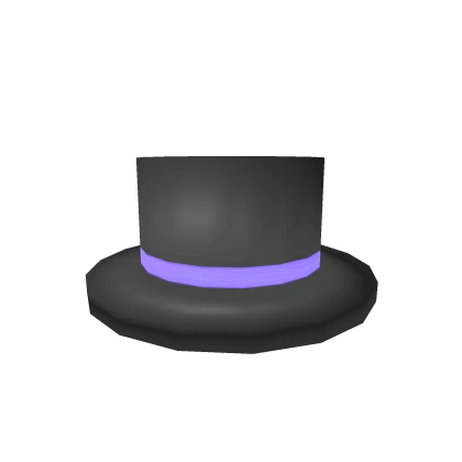 BIG: Purple Banded Top Hat