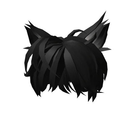 Black Cat Ears Hairstyle
