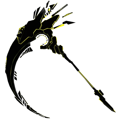 Black Cyber Scythe (Yellow) [Animated]
