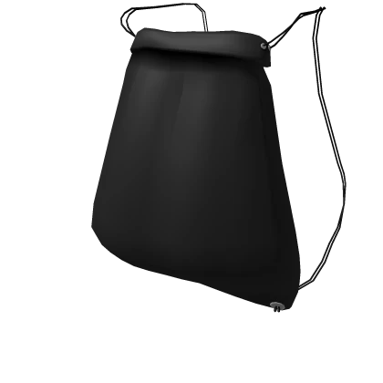 Black Drawstring Bag