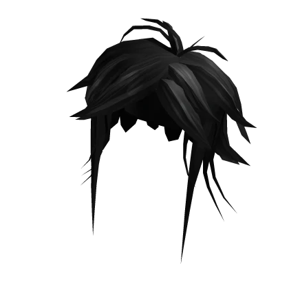 Black Manga Hero Hair