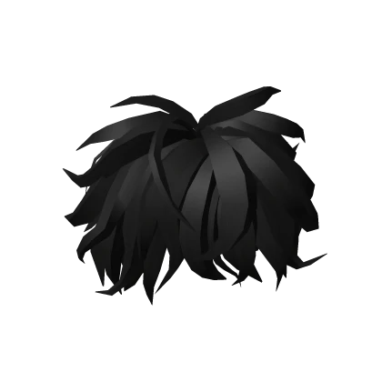 Black Messy Hairstyle