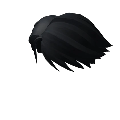 Black Short Parted Hair