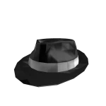 Black Sparkle Time Fedora
