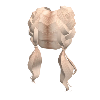 Blonde Braided Ponys