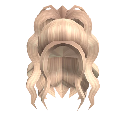 Blonde curly celebrity hair