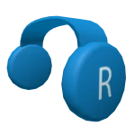 Blue Clockwork Headphones