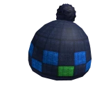 Blue Knit Beanie