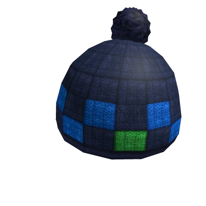 Blue Knit Beanie