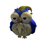 Blue Sleepy Owl
