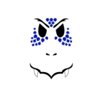 Blue Ultimate Dragon Face