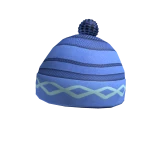 Blue Wool Winter Hat