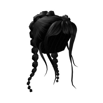 Bow Braids & Wispy Bangs
