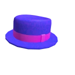 Bright Blue Porkpie