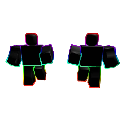 Cartoony Rainbow Followers: Back