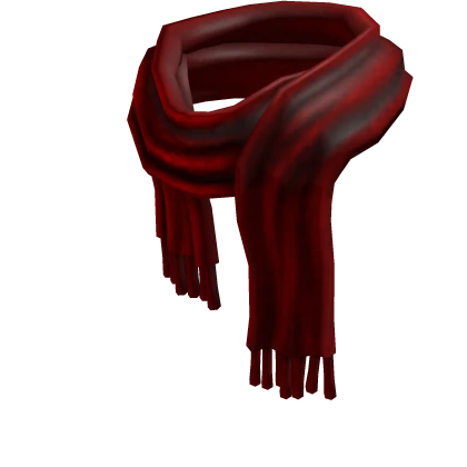 Crimson Winter Scarf