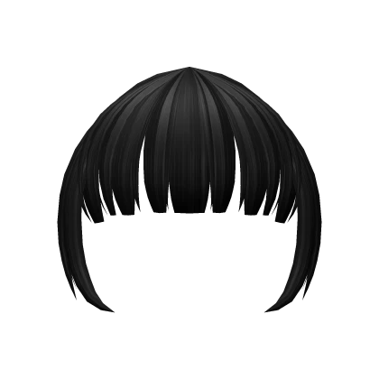 Cute Full Bangs (Black)