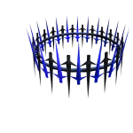 Dark Cerulean Crown of Ozymandias