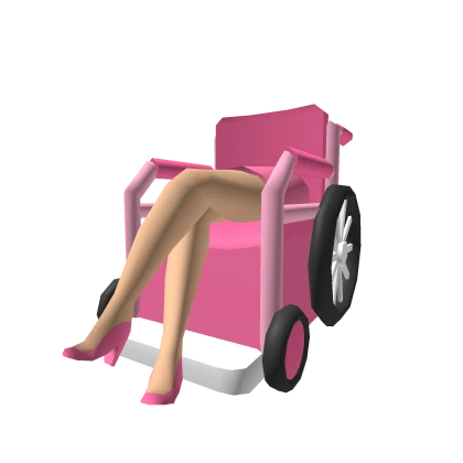 Doll wheelchair