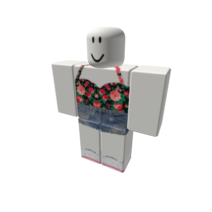 👒 Flower Top w/ Shorts and Converse