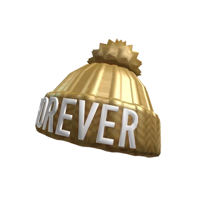 Forever 21 Magic 24k Gold Forever Beanie