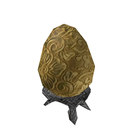 Gilded Fabergé Egg of Bygone Days