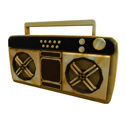 Golden Super Fly Boombox